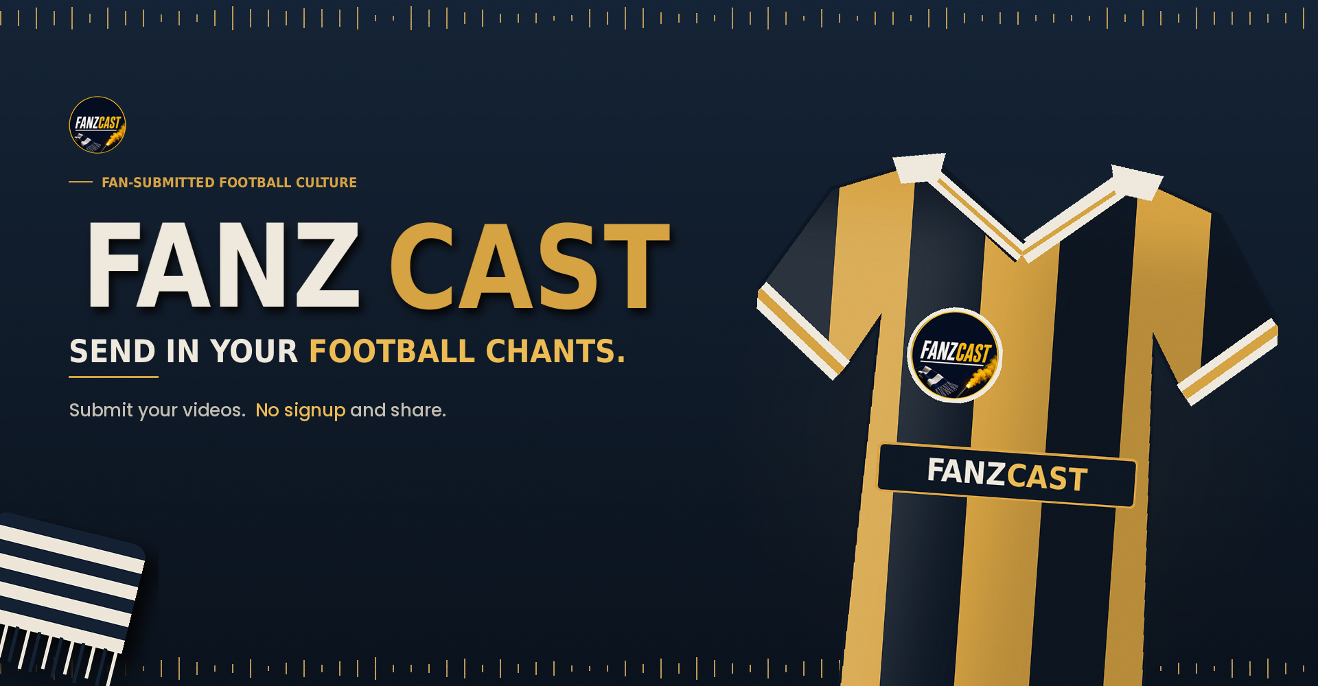 Fanzcast — Fan-submitted football culture. Send in your football chants.